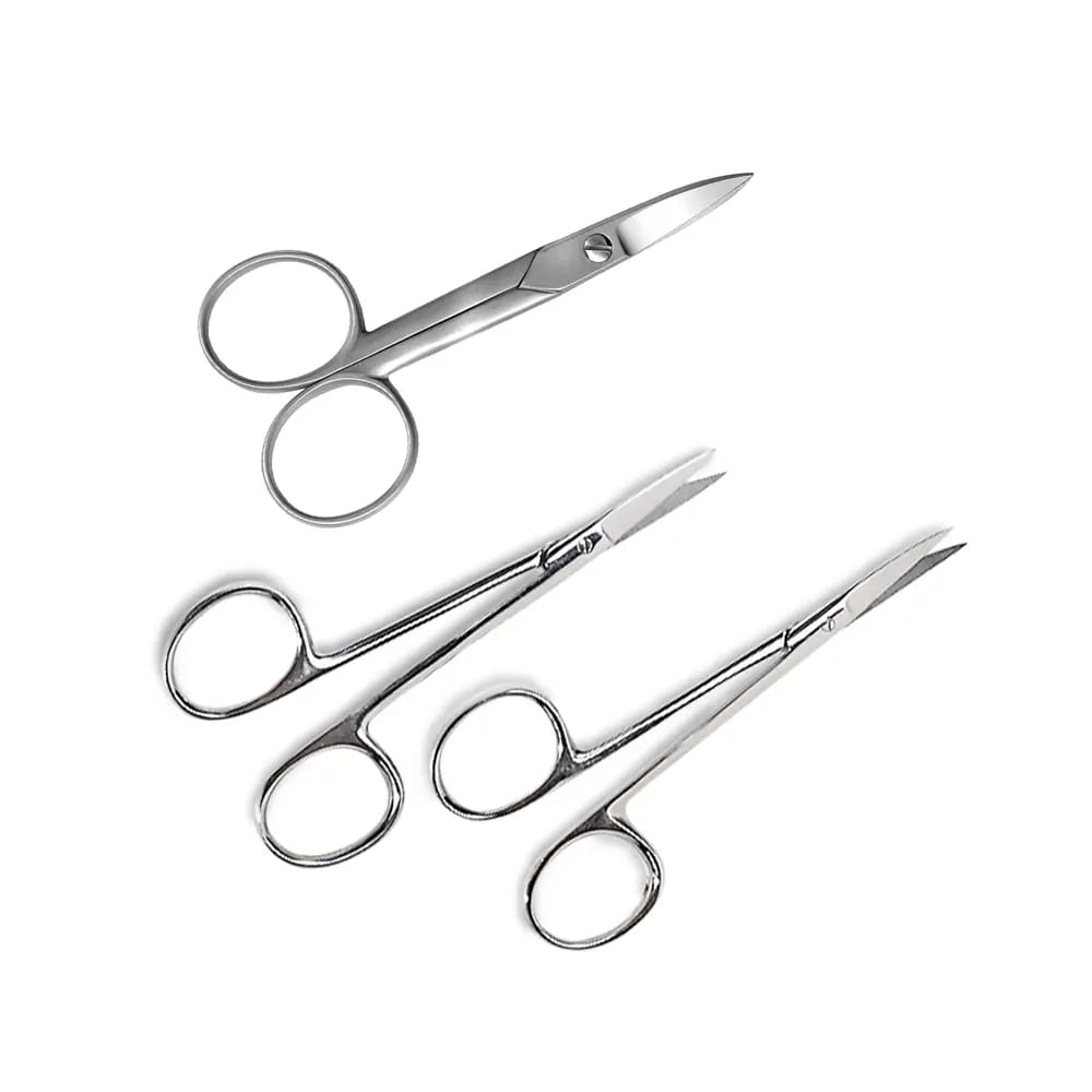 Folienschere gebogen, 1 Stk. – al dente Dentalprodukte, Instrumente für Zahntechnik