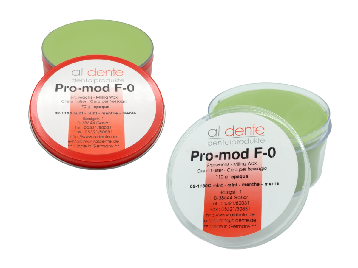 Pro-Mod F-0 mint opaque – al dente Dentalprodukte, Wachse