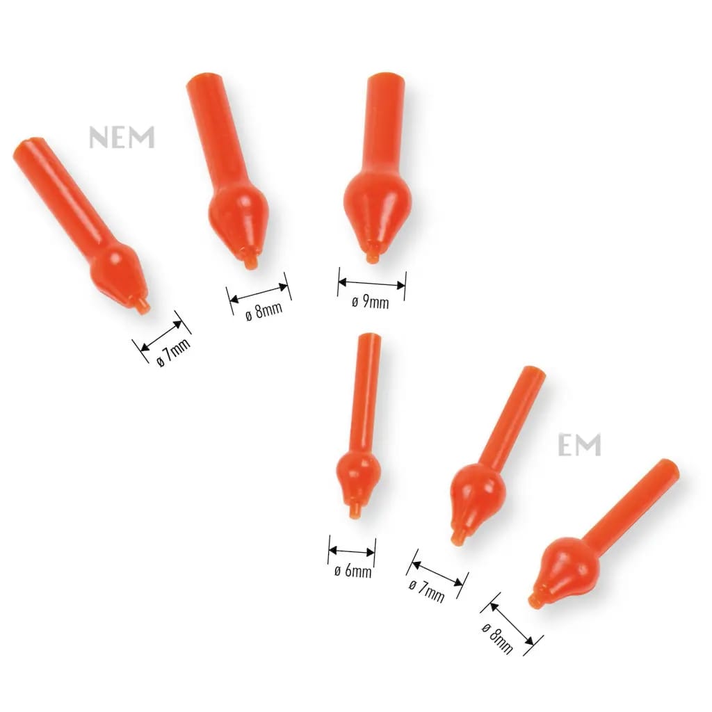 Casting Sprues "EM" 8 mm, 200 pcs. – al dente Dentalprodukte, Schmelztiegel, Gussküvetten und Zubehör