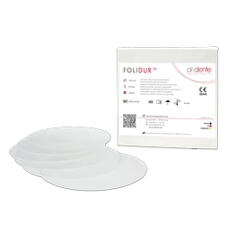 Folidur N, transparent, Ø 125 mm – al dente Dentalprodukte, Tiefziehfolien und -platten