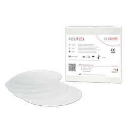 Foliflex, transparent, Ø 120 mm – al dente Dentalprodukte, Tiefziehfolien und -platten
