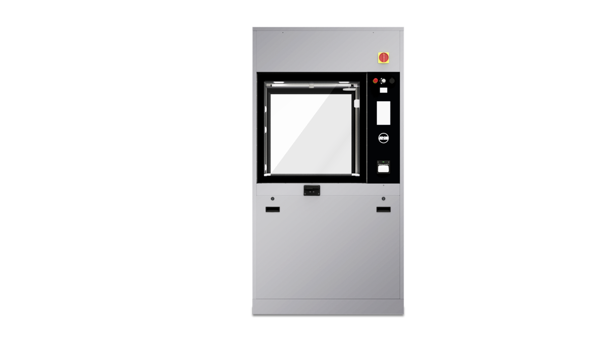 Instrumentenreinigungsmaschine mit doppelter automatischer Glastür und Trocknung – AT-OS S.r.l., Autoklaven/Sterilisationsgeräte und Zubehör