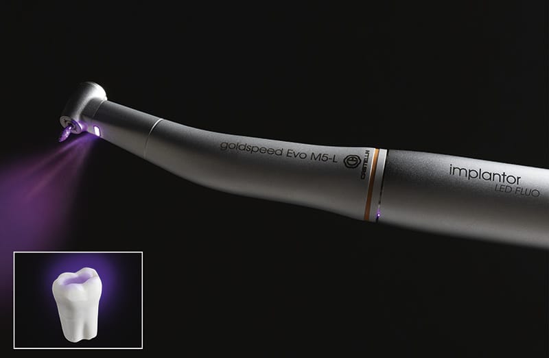 Mikromotor Implantor LED Fluo – Castellini, Übertragungsinstrumente