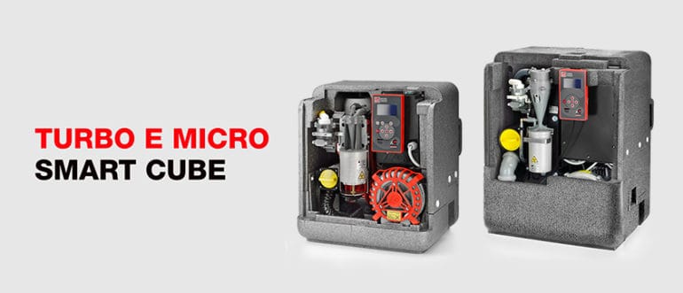 Micro-Smart Cube / Turbo-Smart Cube – CATTANI S.p.A., Kompressoren + Absaugung