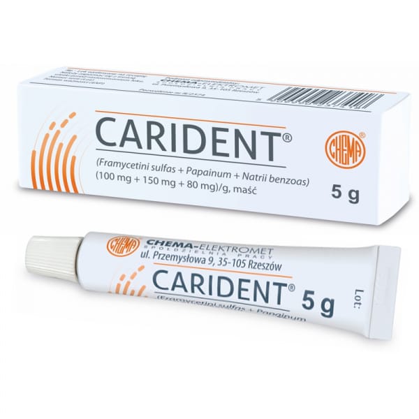 CARIDENT® – CHEMA-Elektromet Co-op, Blutstillung