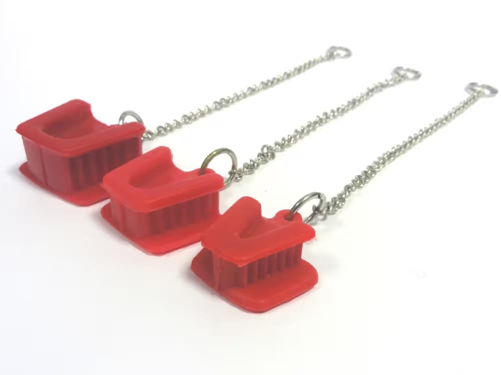 McKesson Mouth Props With Chain Red – ComDent – Commic International Ltd., Chirurgische Instrumente
