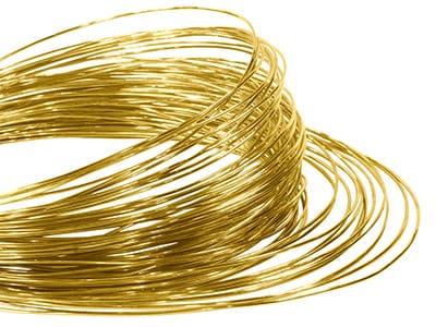 18ct Yellow Gold Round Pin Wire 1.00mm Fully Hard, Coils, 100% Recycled Gold – Cookson Dental, Legierungen und Lote