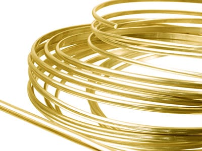 14ct Yellow Gold D Shape Wire 2.30mm X 1.50mm, 100% Recycled Gold – Cookson Dental, Legierungen und Lote
