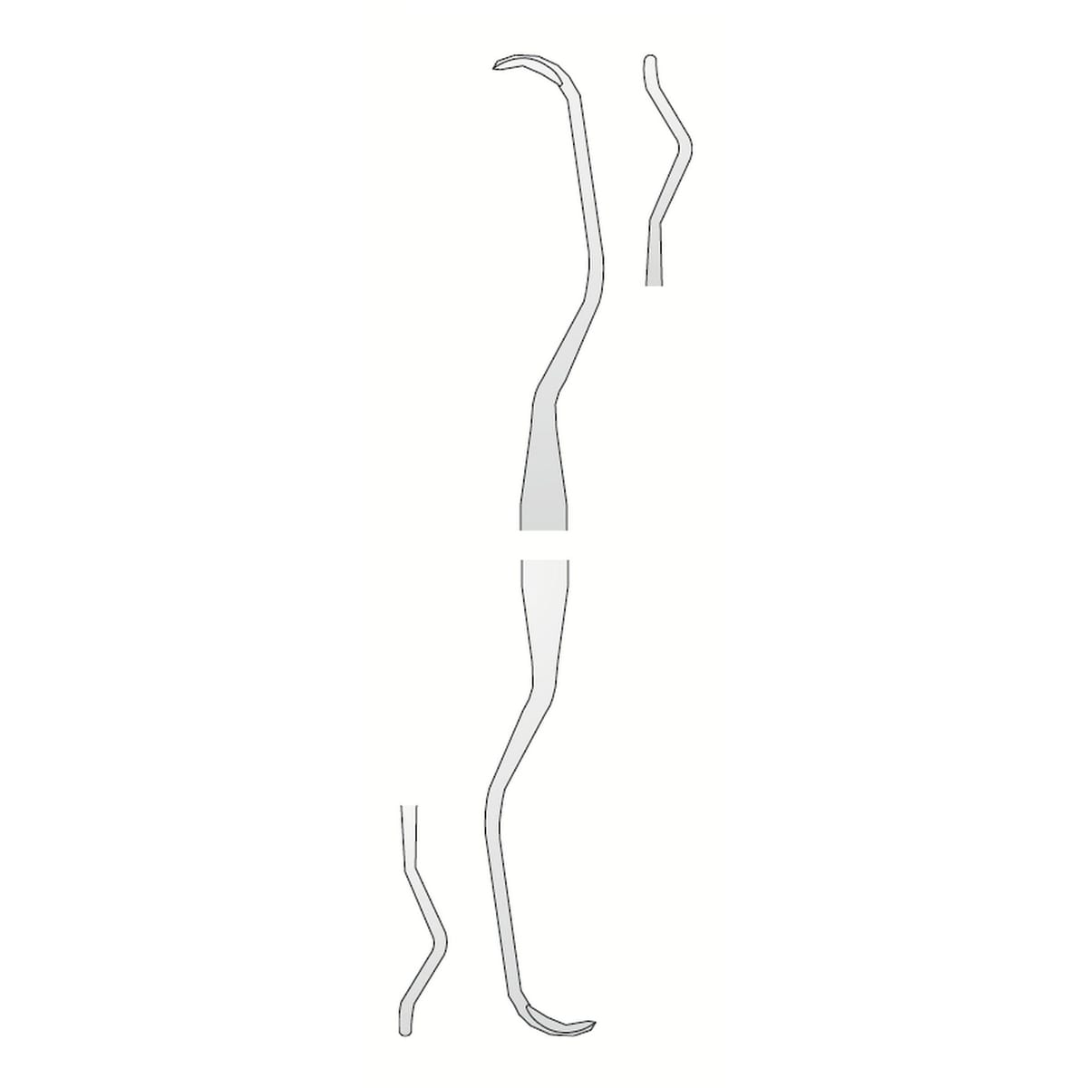 CURETTE LANGER 1/2 223510 – Coricama srl, Küretten