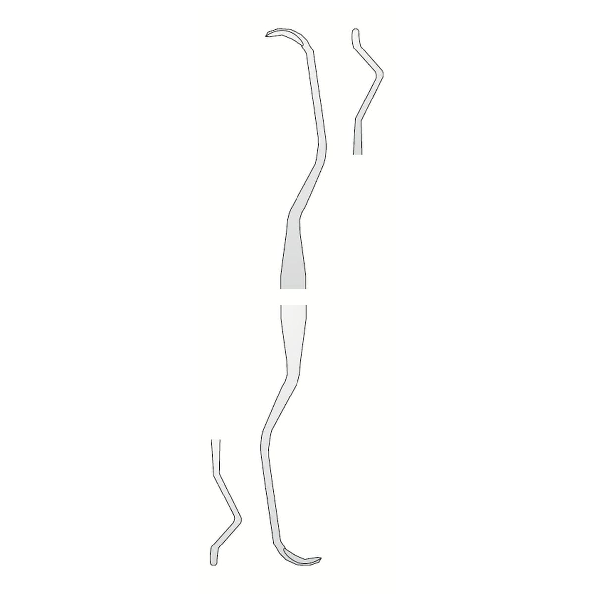CURETTE LANGER 3/4 223520 – Coricama srl, Küretten