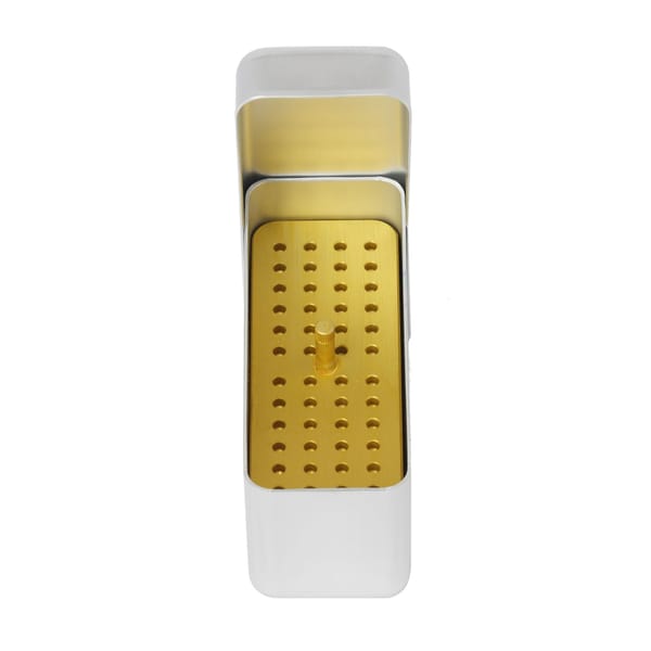 ENDODONTIC BOX ALUMINIUM SMALL 48 SR/YE 399153