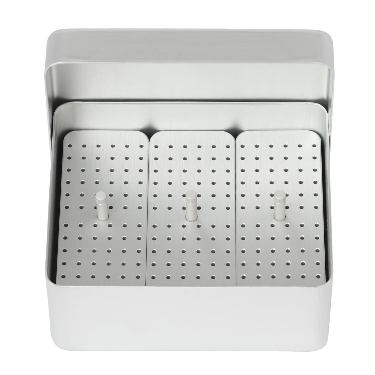 ENDODONTIC BOX ALUMINIUM MEDIUM 3*72 SR/SR 399323 – Coricama srl, Endoboxen
