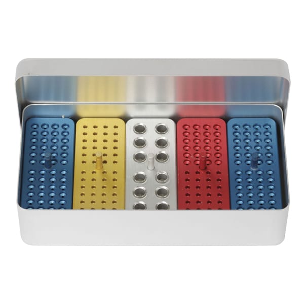 ENDODONTIC BOX ALUMINIUM LARGE 4*48/12 SR/MIX 399363