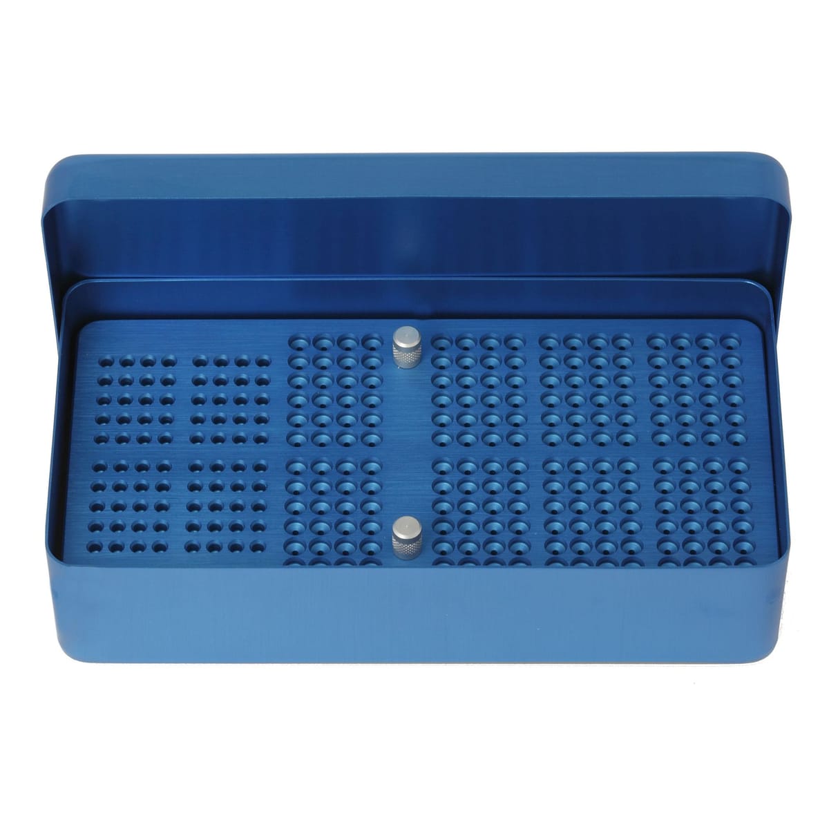 ENDODONTIC BOX ALUMINIUM LARGE 40/192 BU/BU 399383 – Coricama srl, Endoboxen