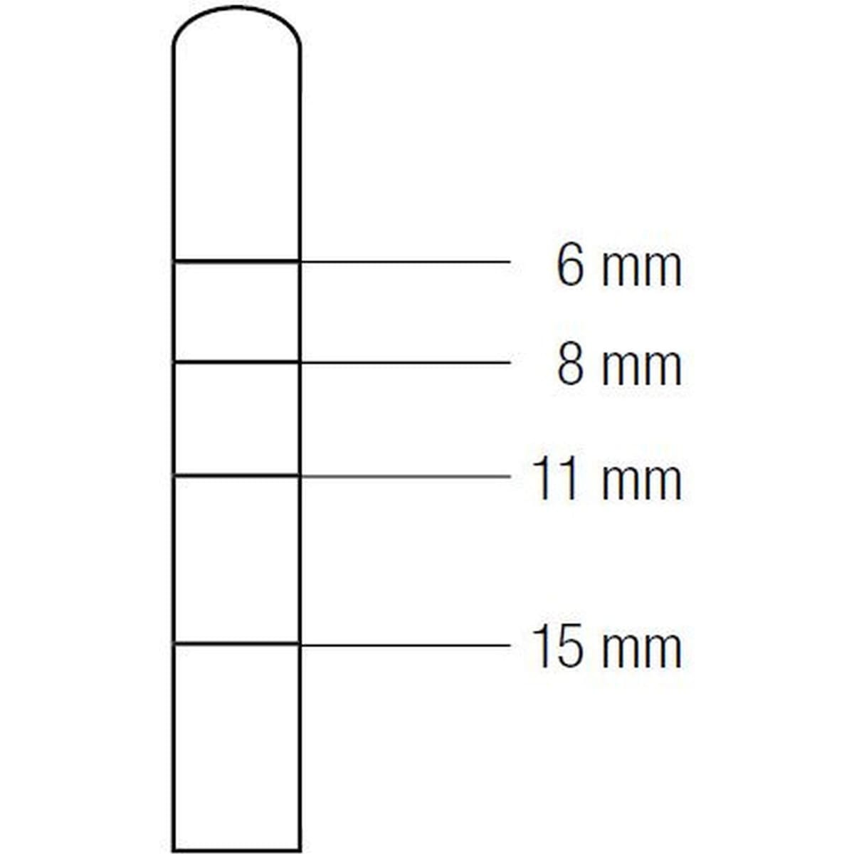 OSTEOTOME CONVEX mm3.2 412125 – Coricama srl, Systemunabhängige Instrumente und Zubehör
