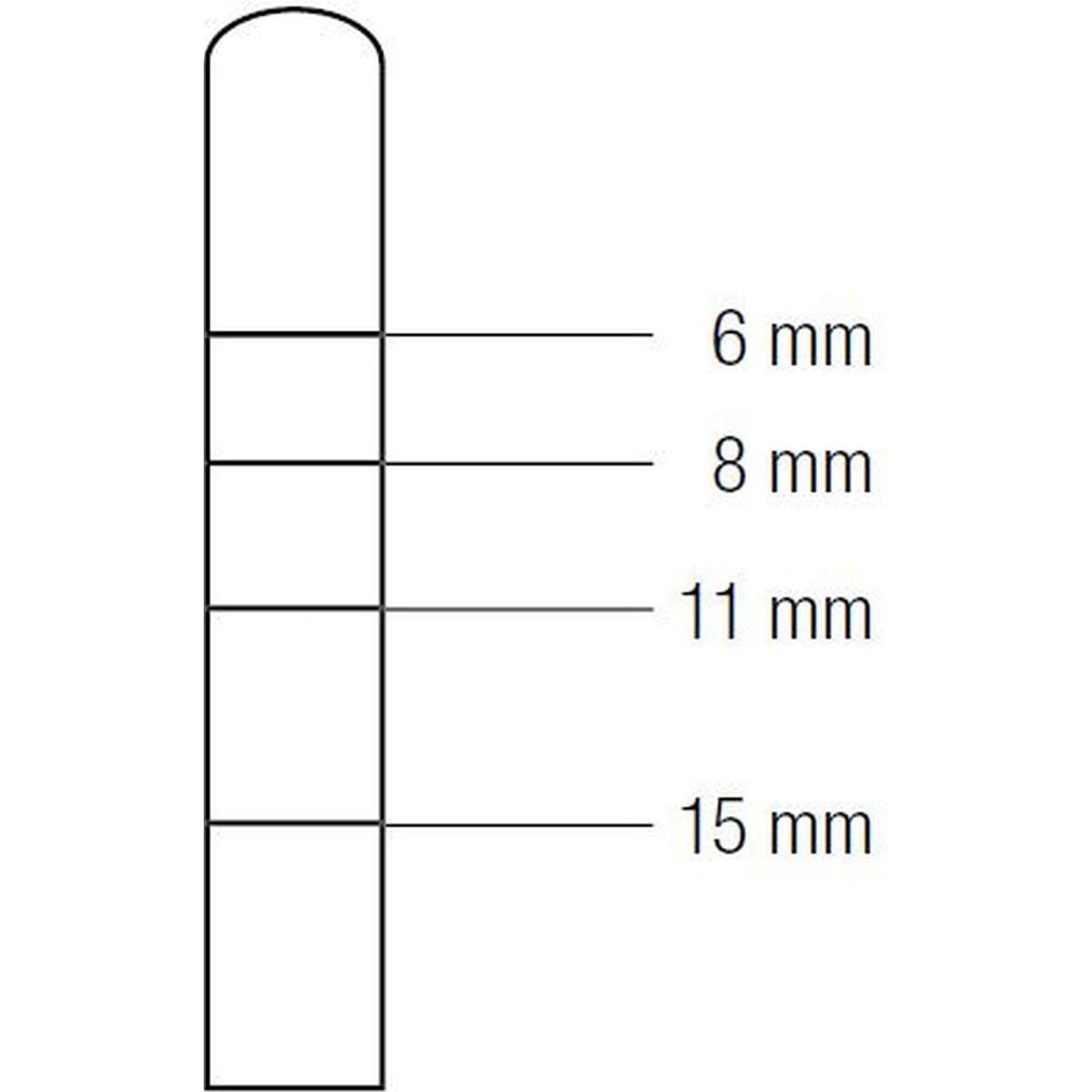 OSTEOTOME CONVEX mm3.7 412130 – Coricama srl, Systemunabhängige Instrumente und Zubehör