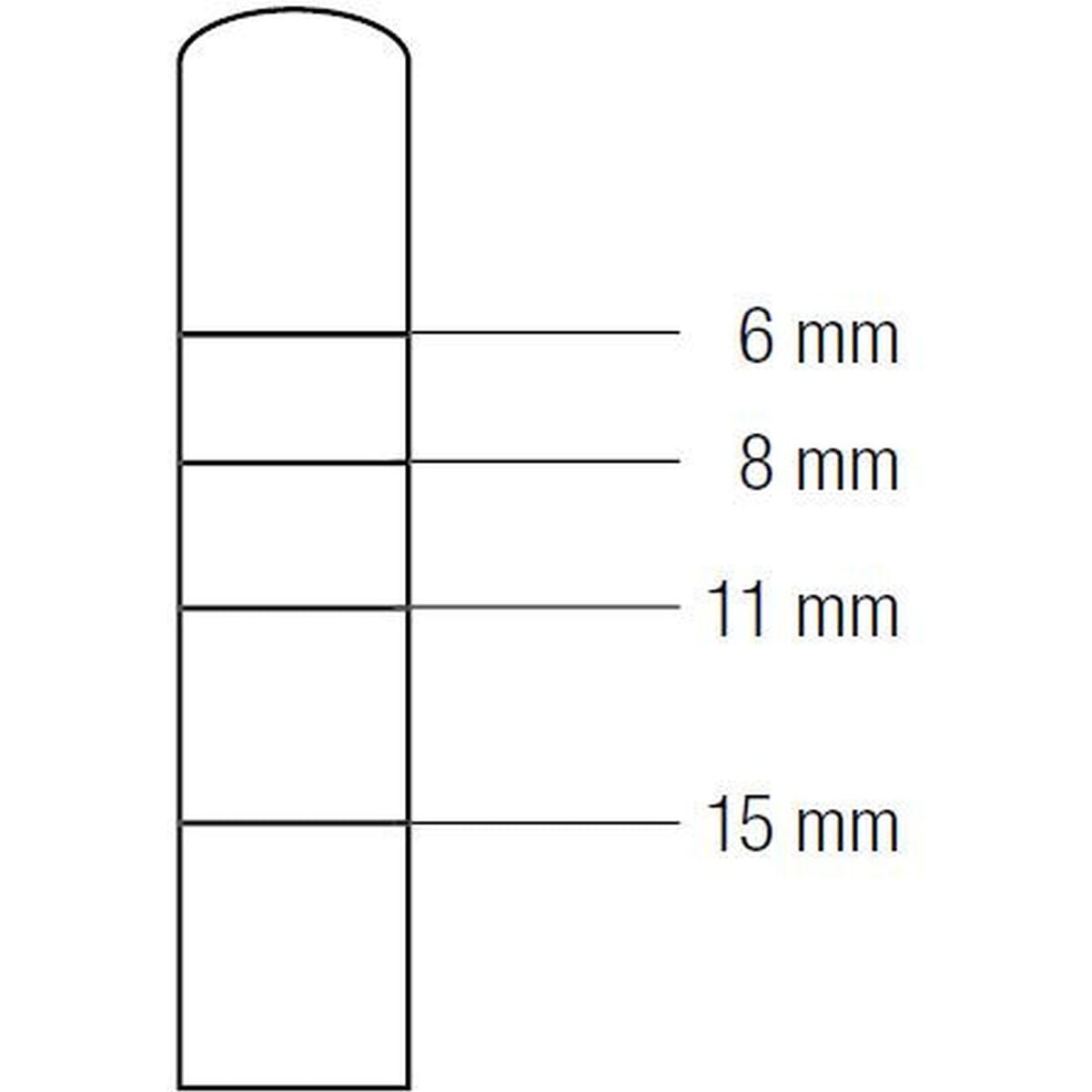 OSTEOTOME CONVEX mm5.0 412140 – Coricama srl, Systemunabhängige Instrumente und Zubehör