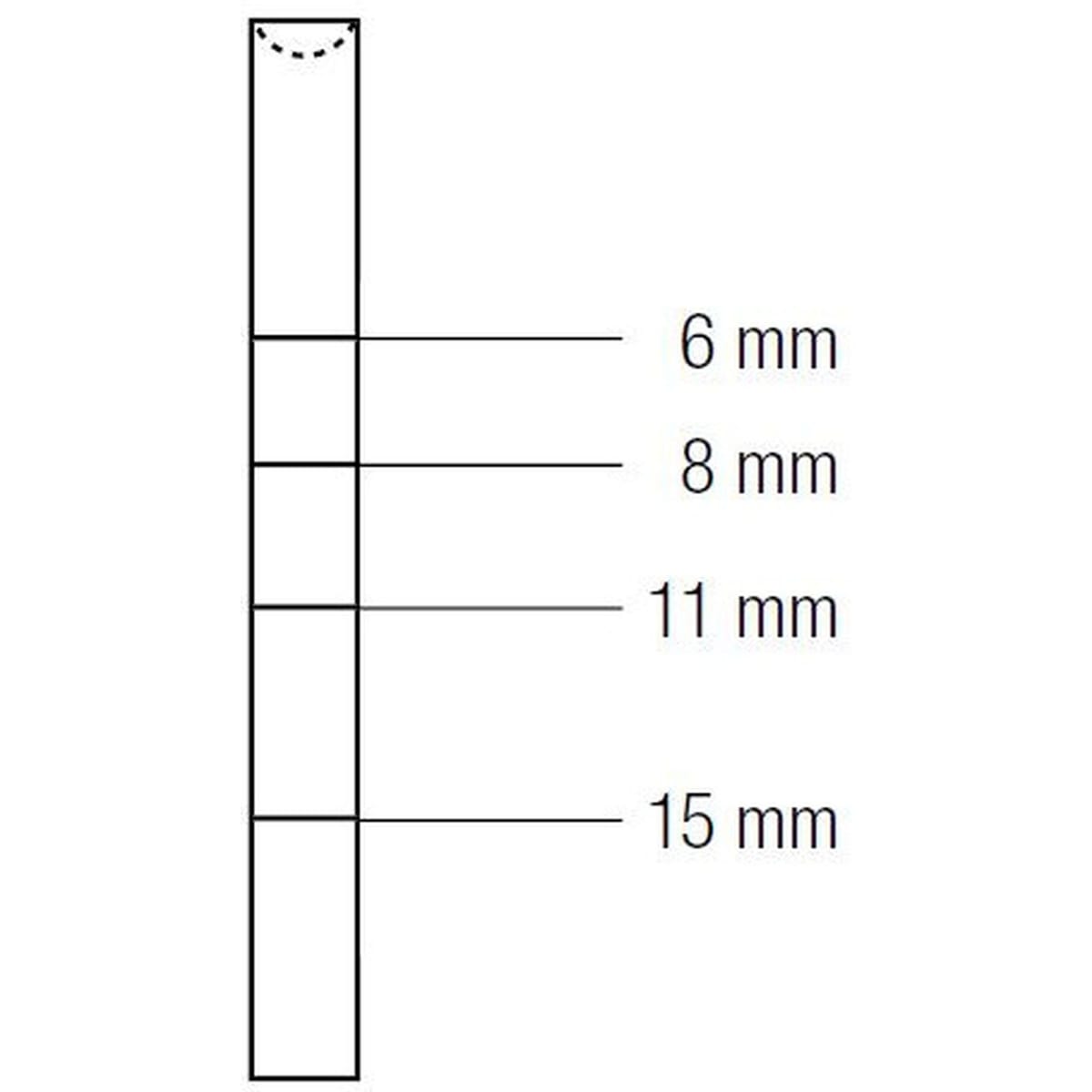 OSTEOTOME CONCAVE mm2.7 412220 – Coricama srl, Systemunabhängige Instrumente und Zubehör