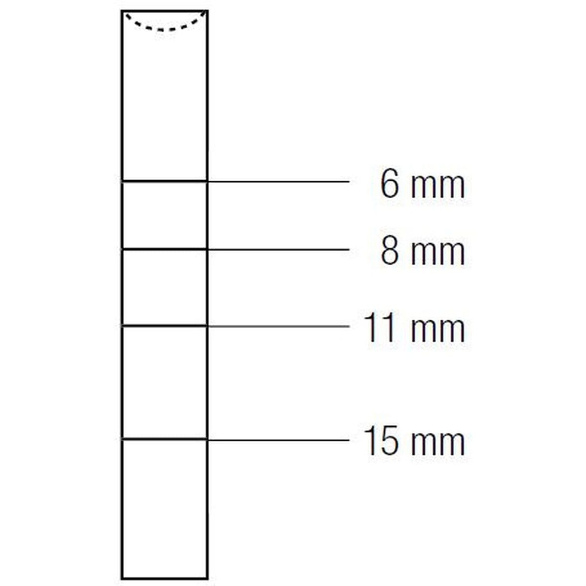 OSTEOTOME CONCAVE mm3.2 412225 – Coricama srl, Systemunabhängige Instrumente und Zubehör