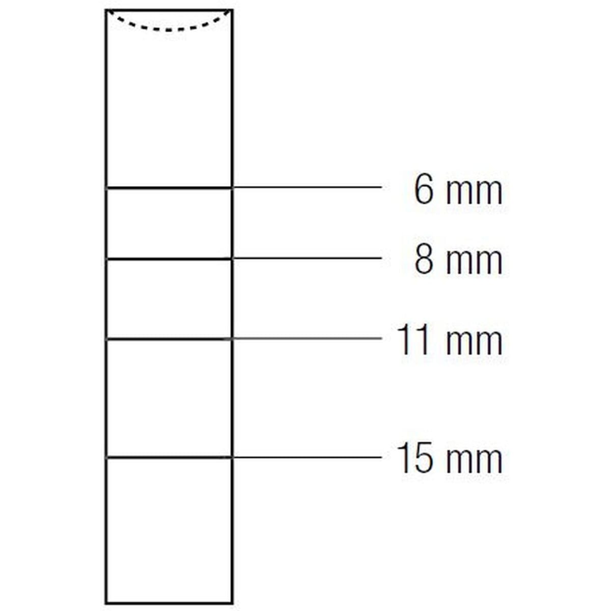 OSTEOTOME CONCAVE mm5.0 412240 – Coricama srl, Systemunabhängige Instrumente und Zubehör