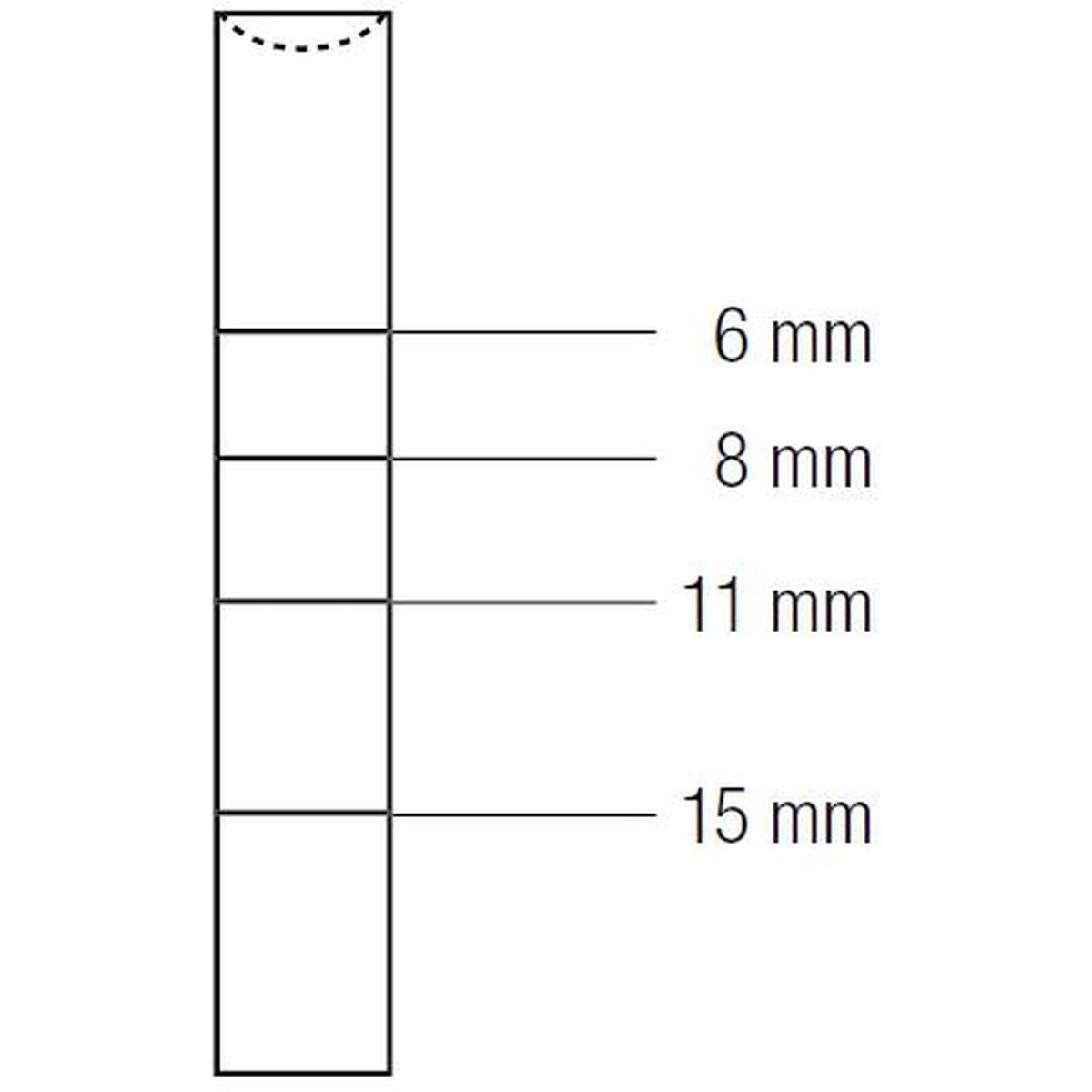 OSTEOTOME CONCAVE mm3.7 BAYONET 412270 – Coricama srl, Systemunabhängige Instrumente und Zubehör