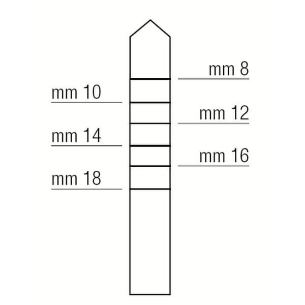 OSTEOTOME POINTED mm3.8 414185