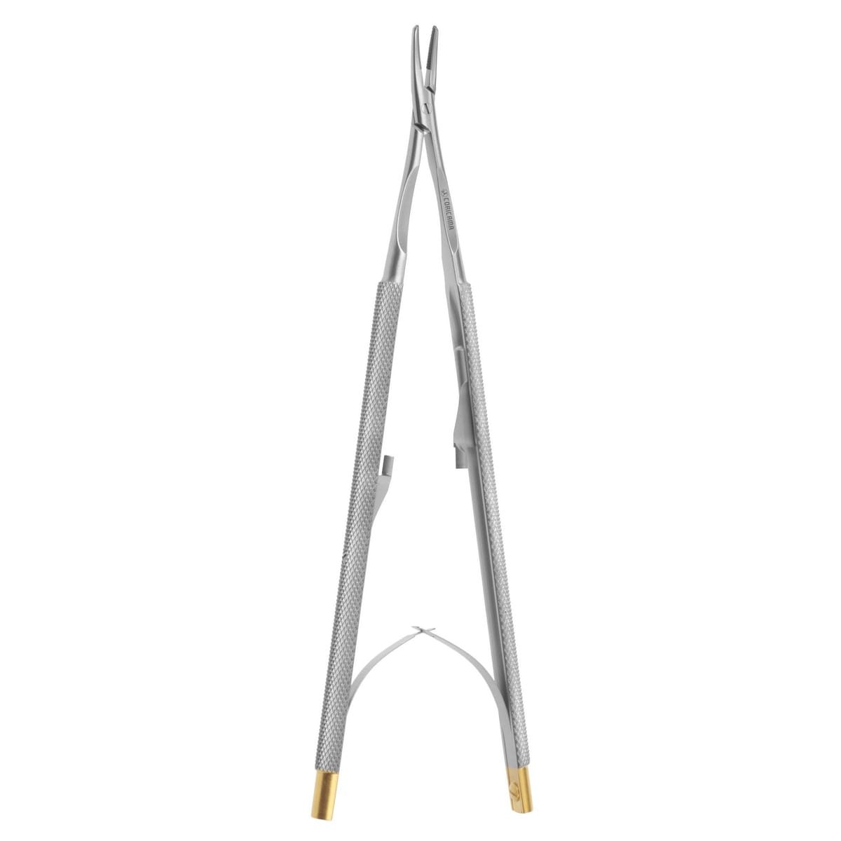 NEEDLE HOLDER BARRAQUER mm160 CURVED TC 520251 – Coricama srl, Zubehör für Nahtmaterial