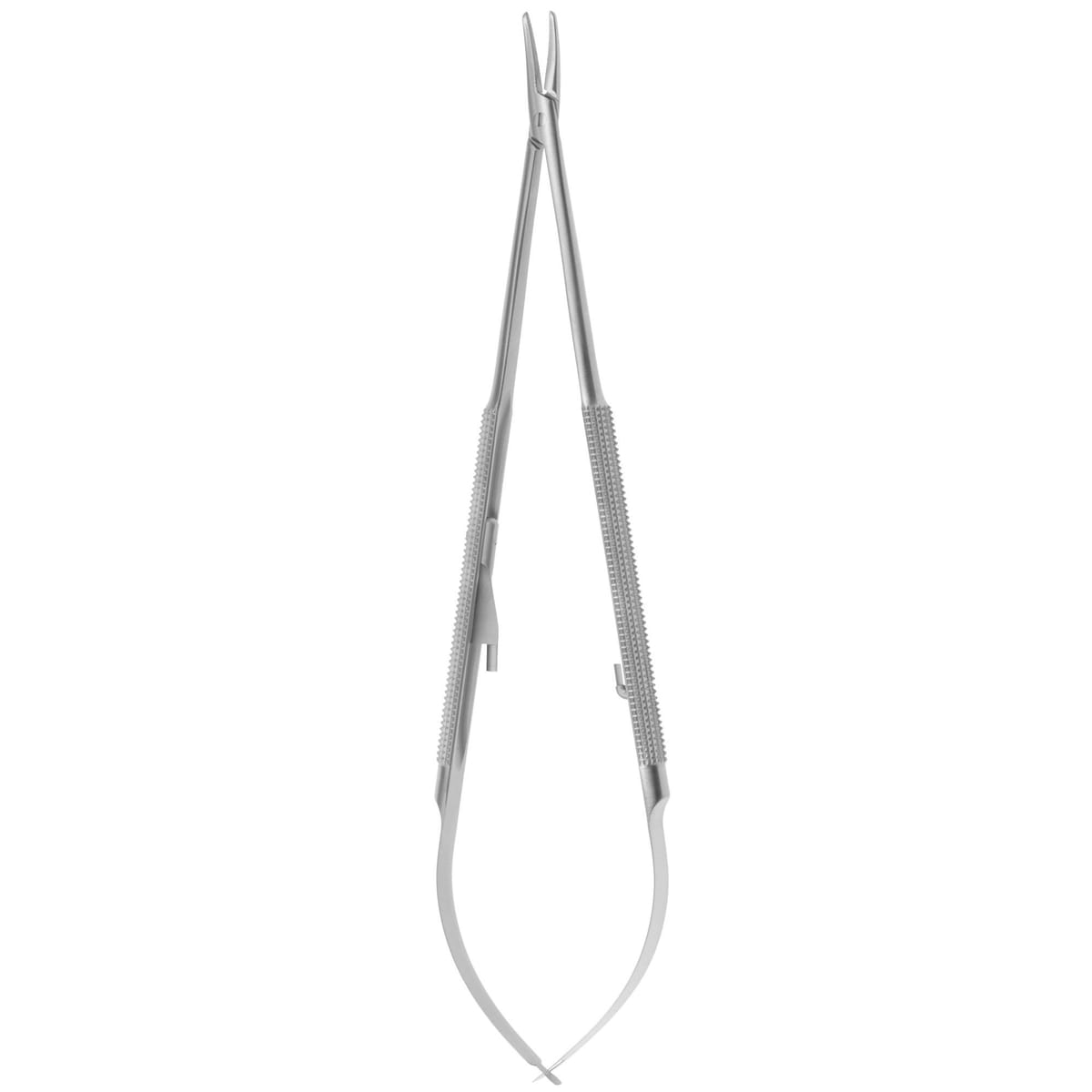 NEEDLE HOLDER CASTROVIEJO mm180 R CURVED 520380 – Coricama srl, Nadeln und Fäden