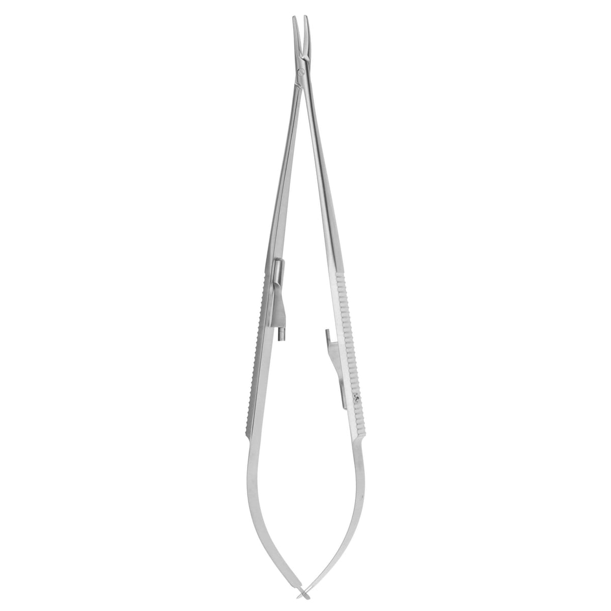 NEEDLE HOLDER CASTROVIEJO mm180 F CURVED 520480 – Coricama srl, Sonstige chirurgische Instrumente