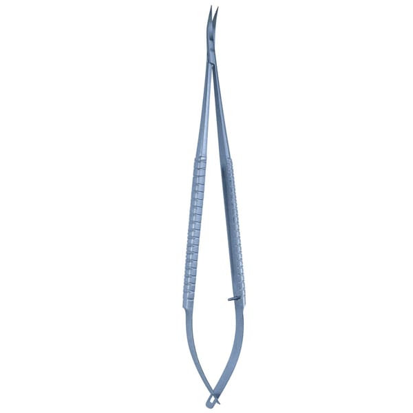 SCISSOR MICROSURGICAL mm180 TITANIUM CURVED 549742