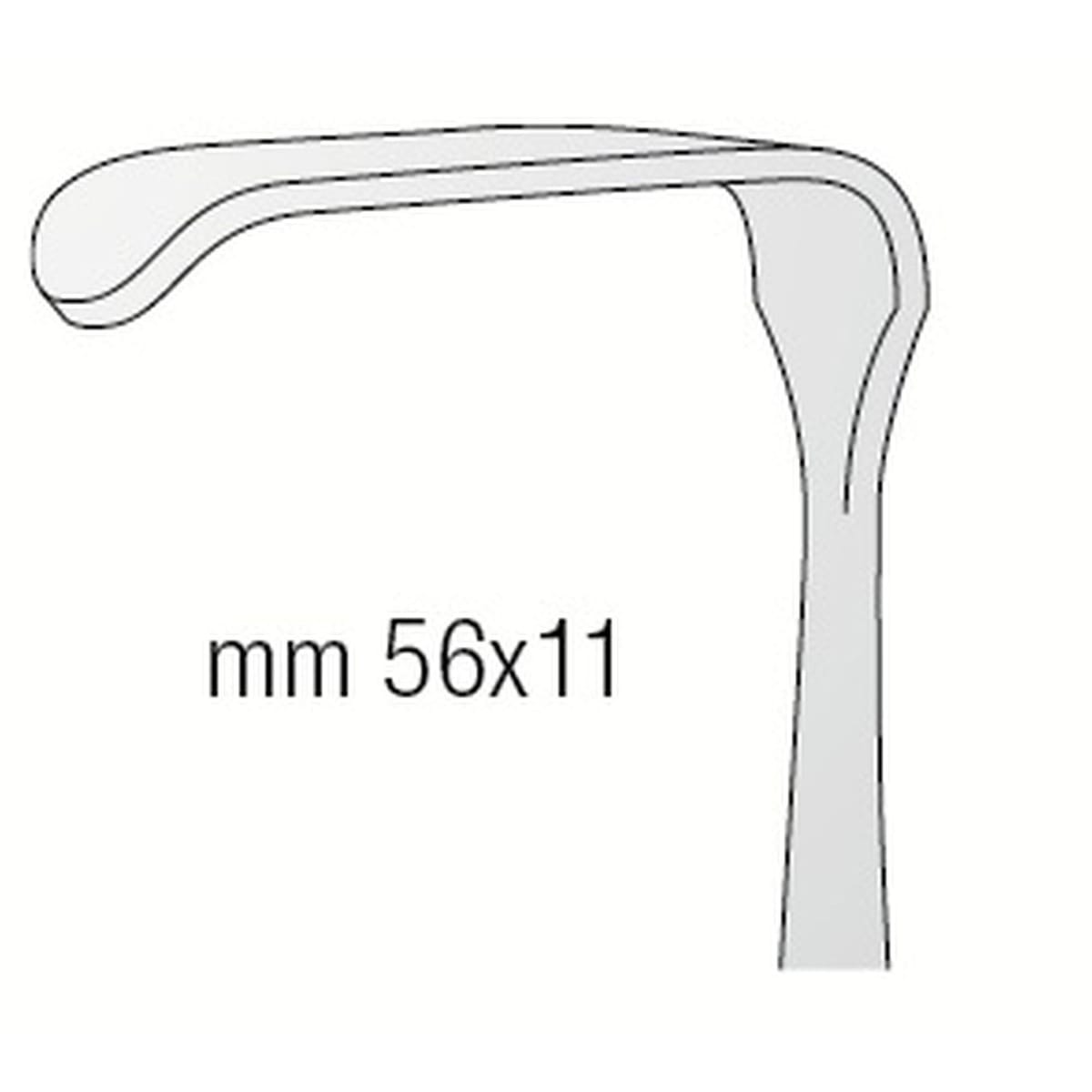 RETRACTOR KOCHER mm56x11 INT. 560190 – Coricama srl, Chirurgische Instrumente