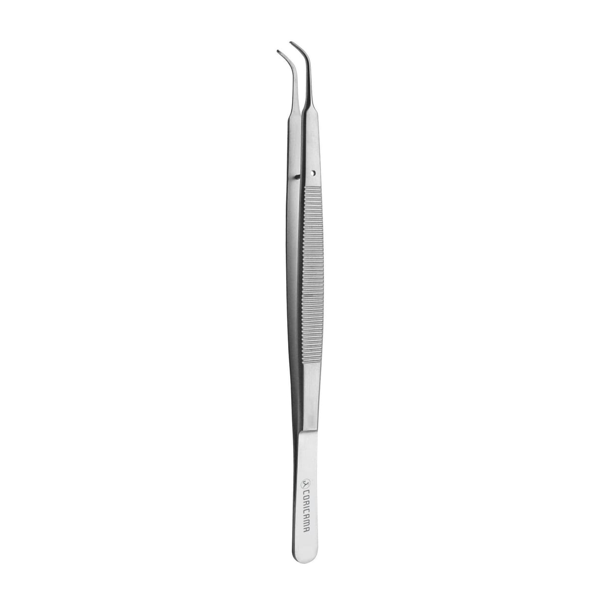 TWEEZER GERALD mm175 mm0.6 1x2 CURVED 563375 – Coricama srl, Chirurgische Pinzetten