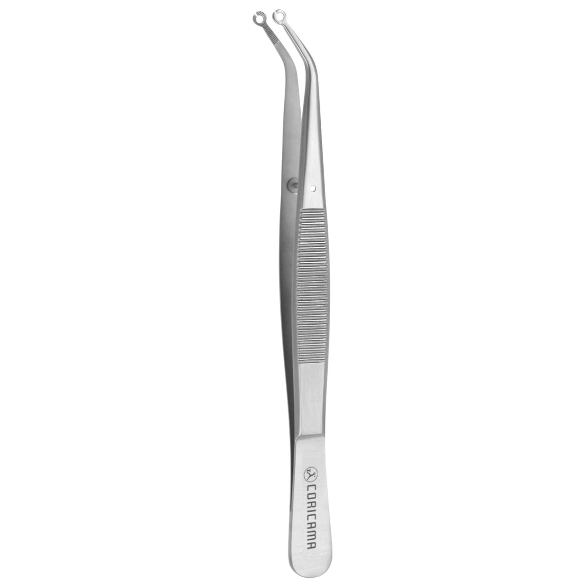 TWEEZER FOR SUTURE CURVED ROUND 566175 – Coricama srl, Pinzetten