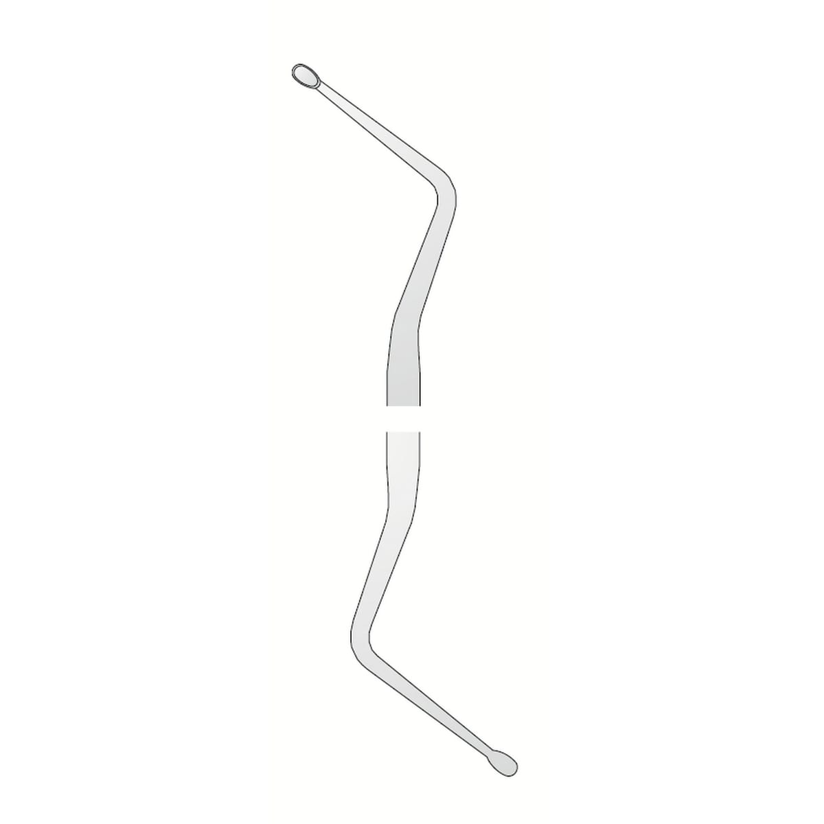 BONE CURETTE HEMINGWAY N.1 581520 – Coricama srl, Chirurgische Instrumente