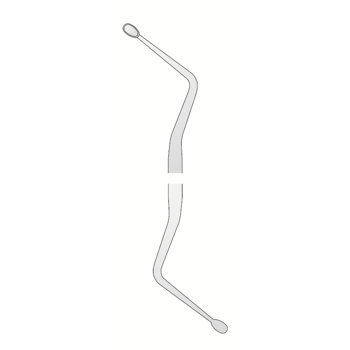 BONE CURETTE HEMINGWAY N.2 581530 – Coricama srl, Chirurgische Instrumente