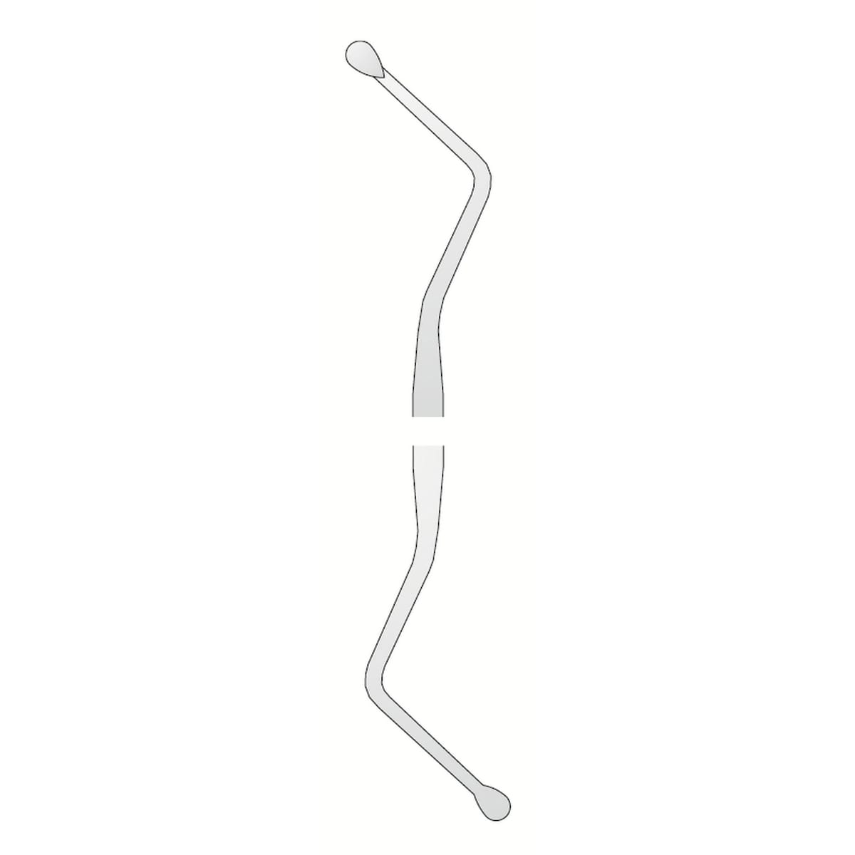 BONE CURETTE LUCAS N.85 582520 – Coricama srl, Chirurgische Instrumente