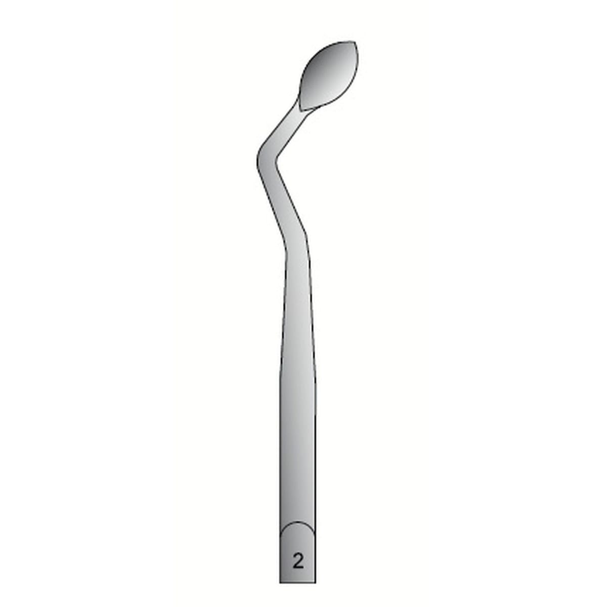 SYNDESMOTOME - TIP FIG. 2 681130 – Coricama srl, Wurzelheber