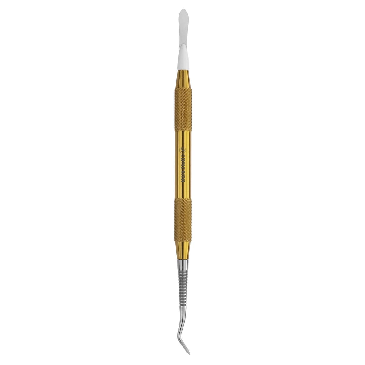 CERAMIC SCULPTURING INSTRUMENT DOUBLE-ENDED YELLOW 828820 – Coricama srl, Instrumente für Zahntechnik