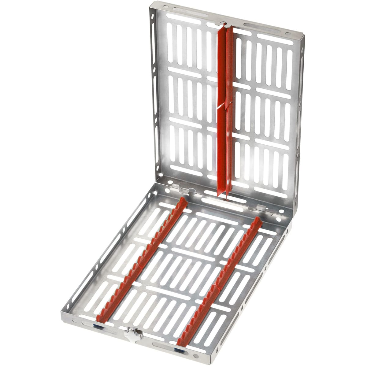 TRAY GAMMAFIX QUATRI RED 911630 – Coricama srl, Trays, Sterilcontainer und Zubehör