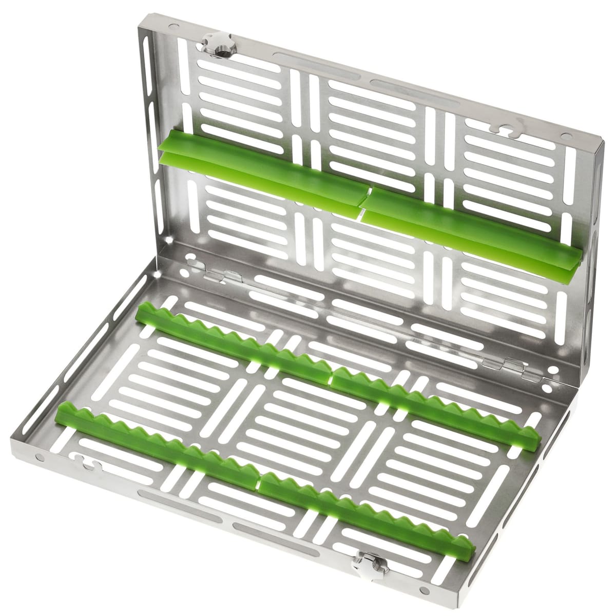 TRAY GAMMAFIX CINC GREEN 911810 – Coricama srl, Trays, Sterilcontainer und Zubehör
