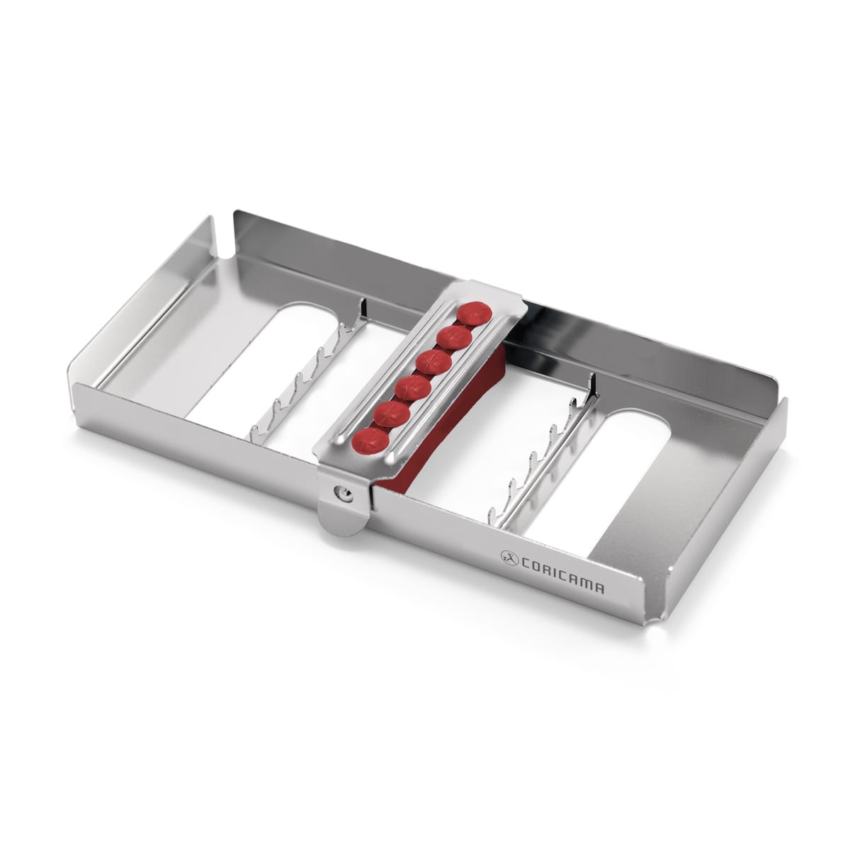 TRAY SMALL - 5 POSITIONS 913320 – Coricama srl, Trays, Sterilcontainer und Zubehör