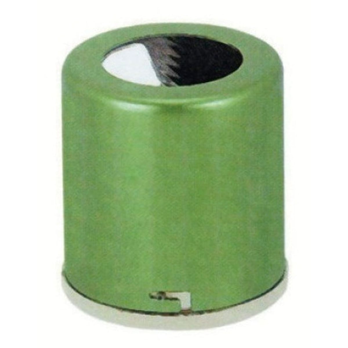 WASTE CONTAINER ALUMINIUM GREEN 942113 – Coricama srl, Abfallbehälter