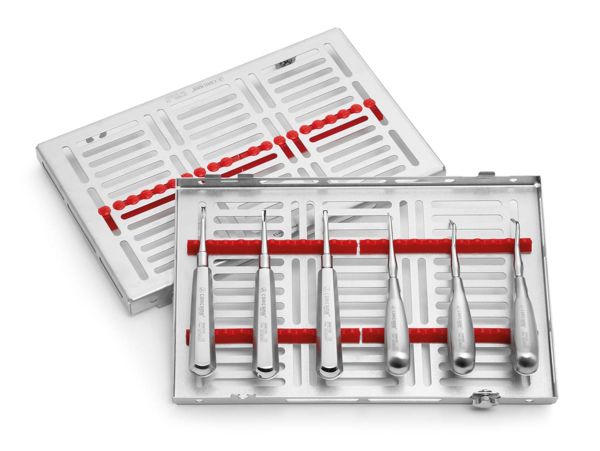 660030 - SET ROOT ELEVATORS 6 pcs – Coricama srl, Sonstige chirurgische Instrumente