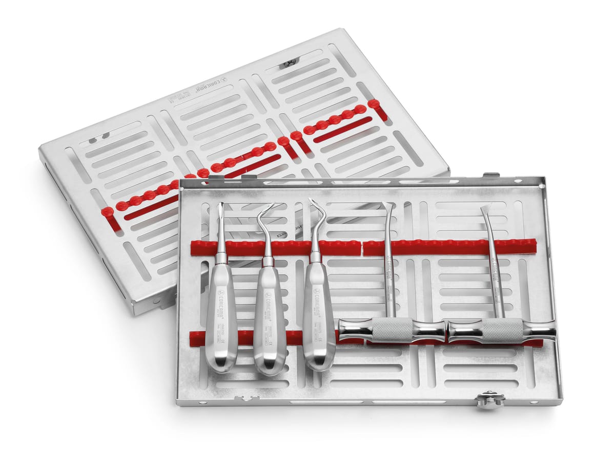 660070 - SET ROOT ELEVATORS 5 pcs – Coricama srl, Sonstige chirurgische Instrumente