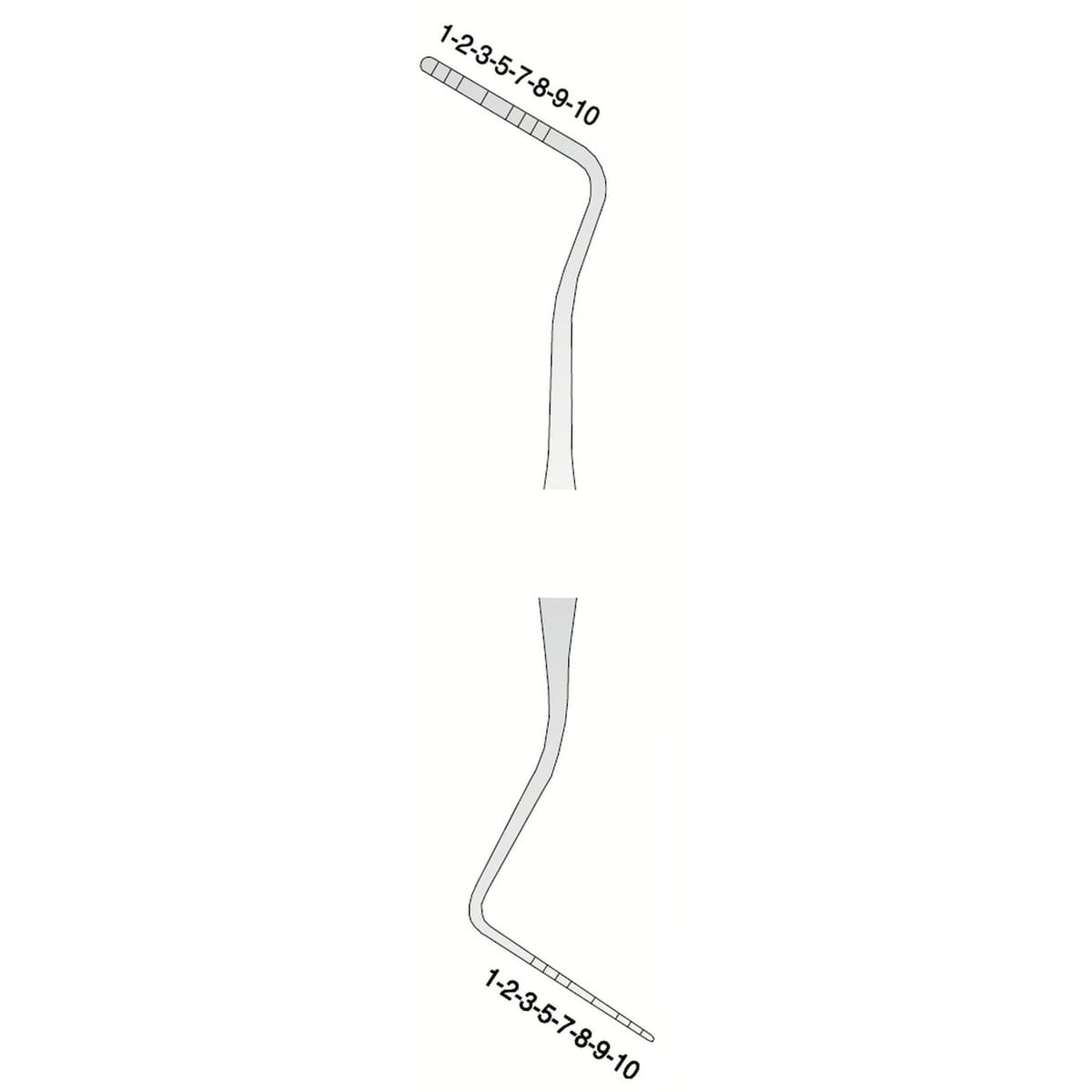PROBE DOUBLE GOLDMAN-FOX/WILLIAMS 214460 – Coricama srl, Parodontalsonden - Parodontometer