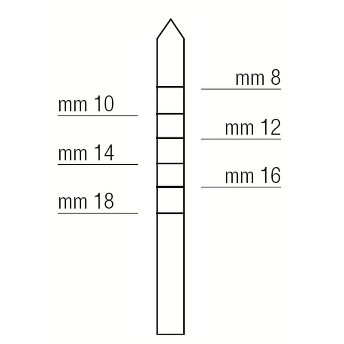OSTEOTOME POINTED mm2.7 414175 – Coricama srl, Systemunabhängige Instrumente und Zubehör