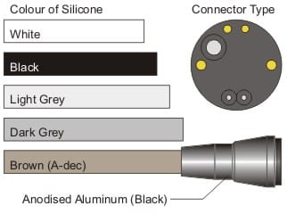 DENLUX Mikromotor-Schlauch (61311-61337) – DENLUX A/S - Dental Electronic A/S, Ersatzteile für Behandlungseinheiten