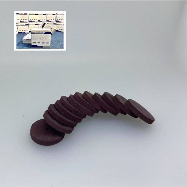 Durable Dental Rubber Diamond Polisher Custom Size 20mm Diameter
