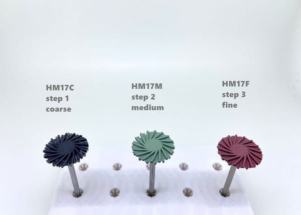 17mm Polishing Wheel Dental Rubber Diamond Finishing And Polishing Dental Burs