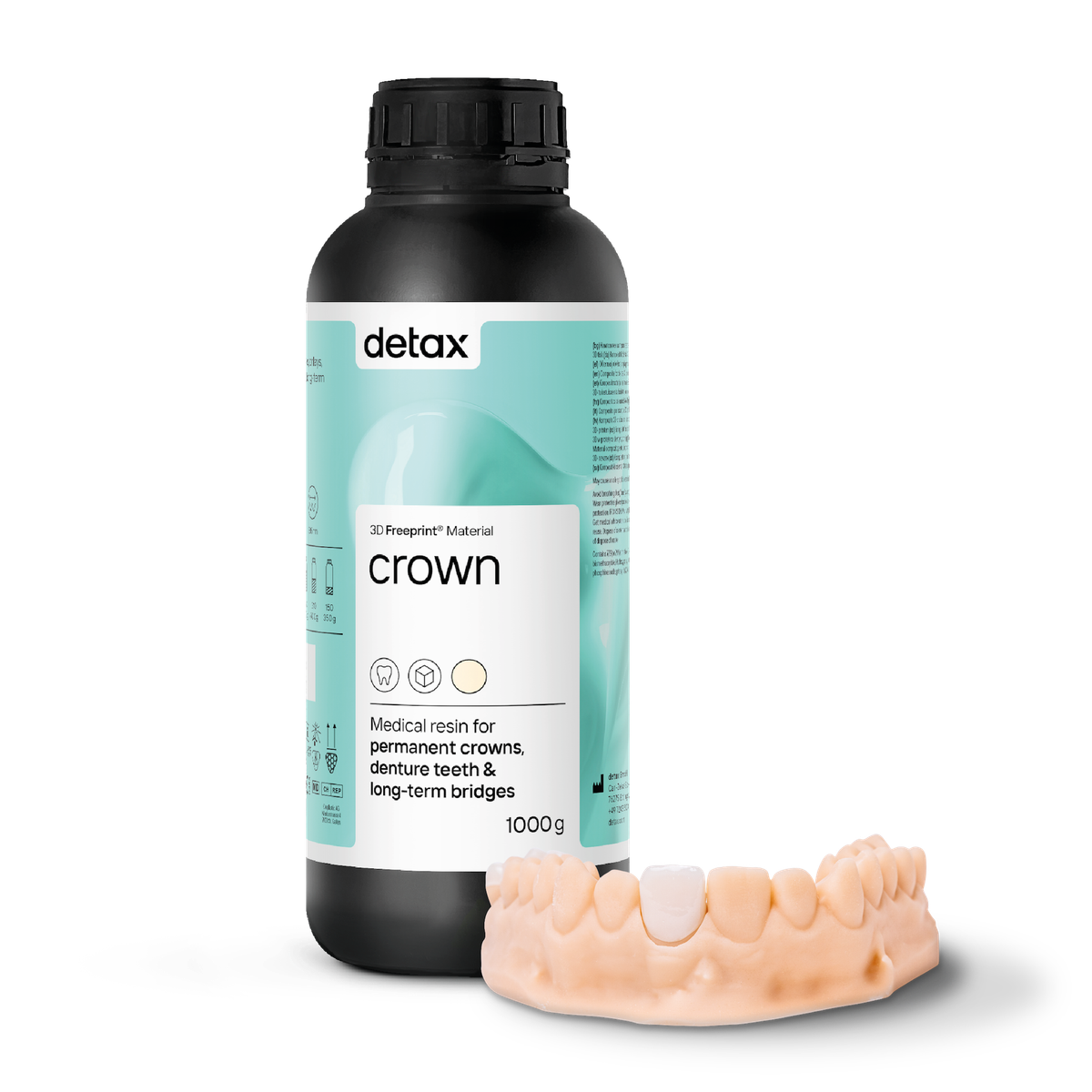 dx crown – DETAX, Druckharze